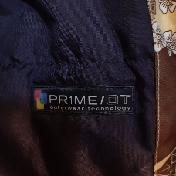 ❌SOLD❌ Camo Floral Hooded Ski Jacket Girls Youth Insulated Snowboarding Coat - Picture 14 of 15